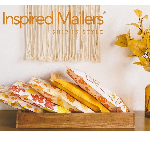 25 XL 14.5x19" INSPIRED Autumn POLY MAILERS - Picture 4 of 8